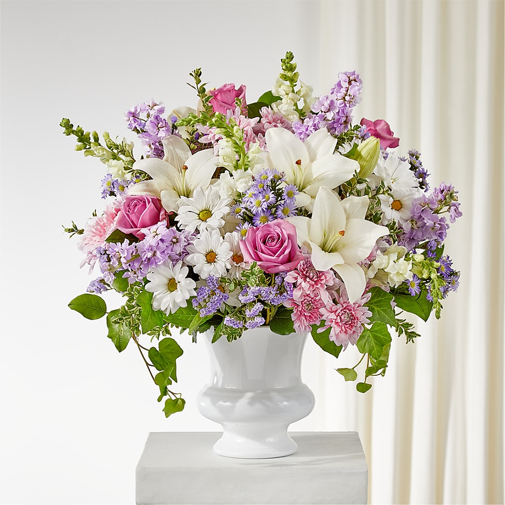 Remarkable Life Urn Arrangement – Miracle Flowers, Folsom CA