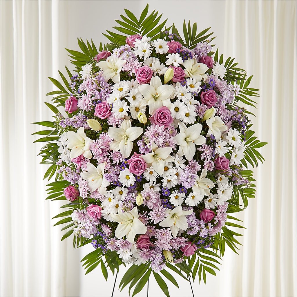 Surrounded by Love Standing Spray – Miracle Flowers, Folsom CA