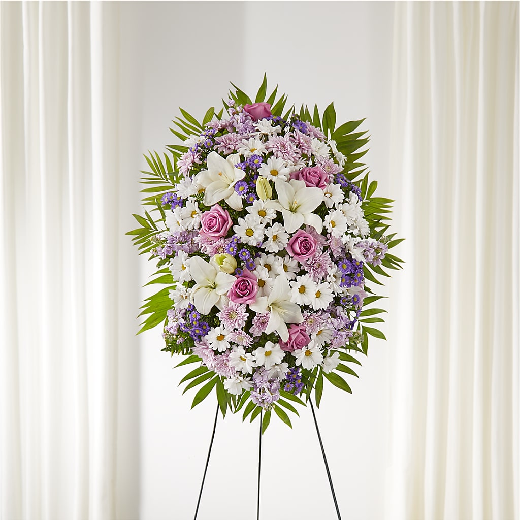Surrounded by Love Standing Spray – Miracle Flowers, Folsom CA