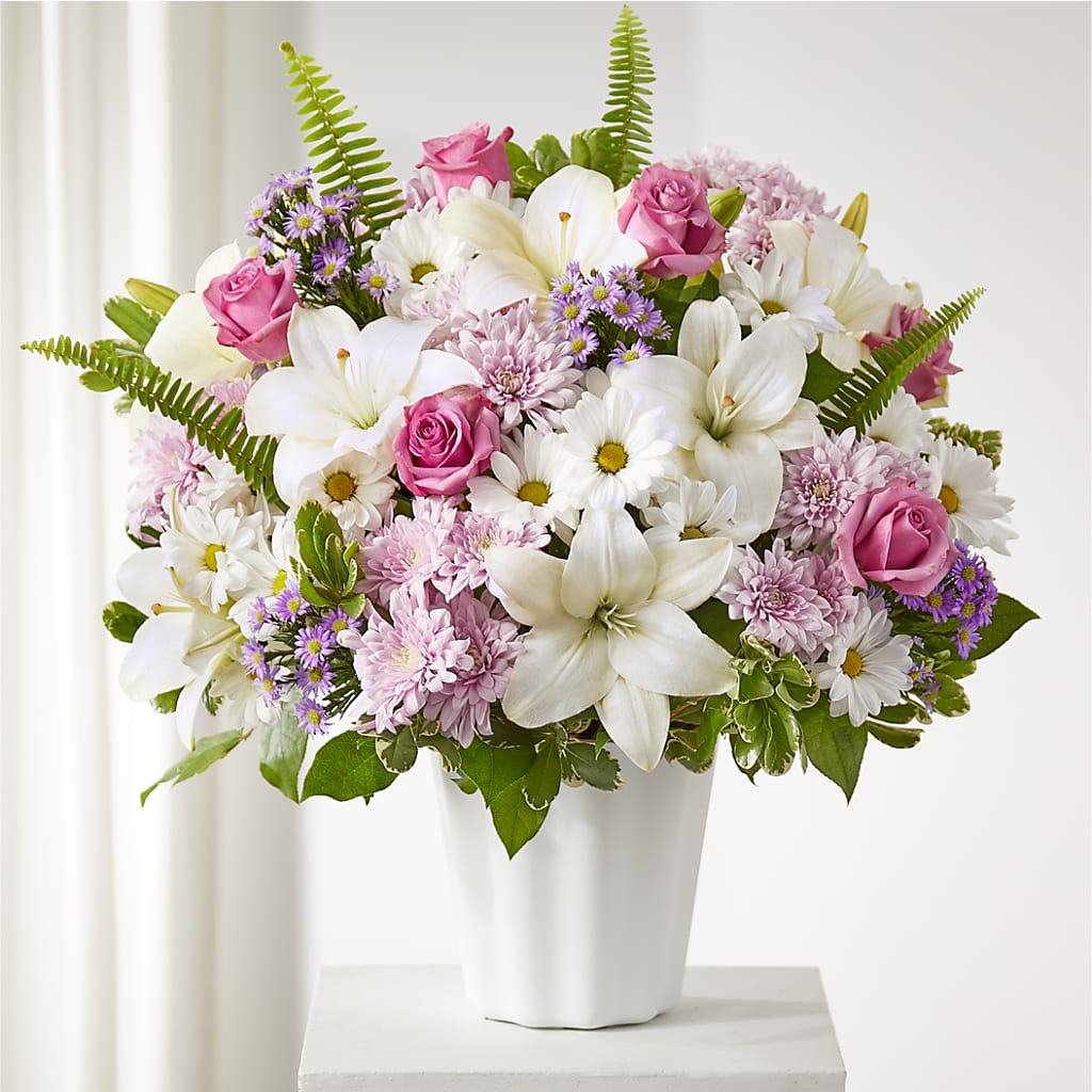 Warmest Thoughts Tabletop Basket – Miracle Flowers, Folsom CA