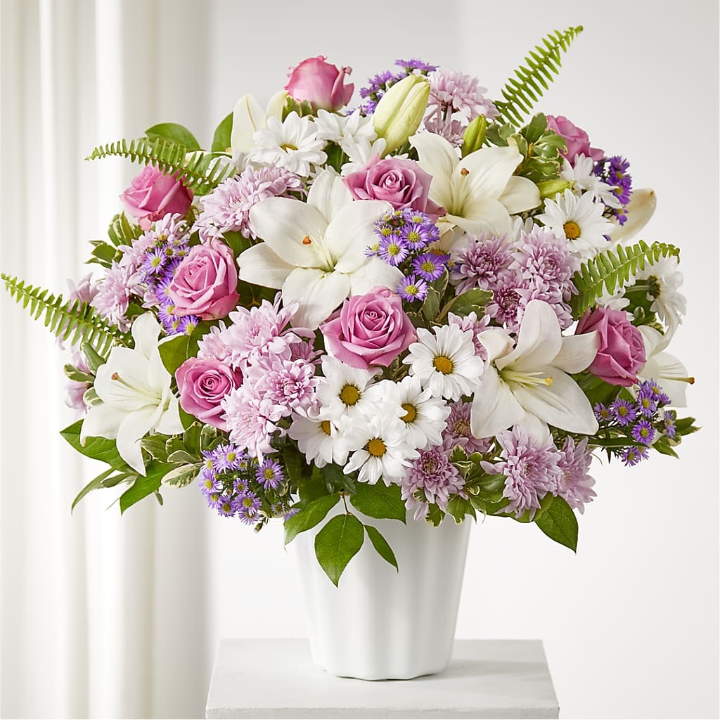 Warmest Thoughts Tabletop Basket – Miracle Flowers, Folsom CA