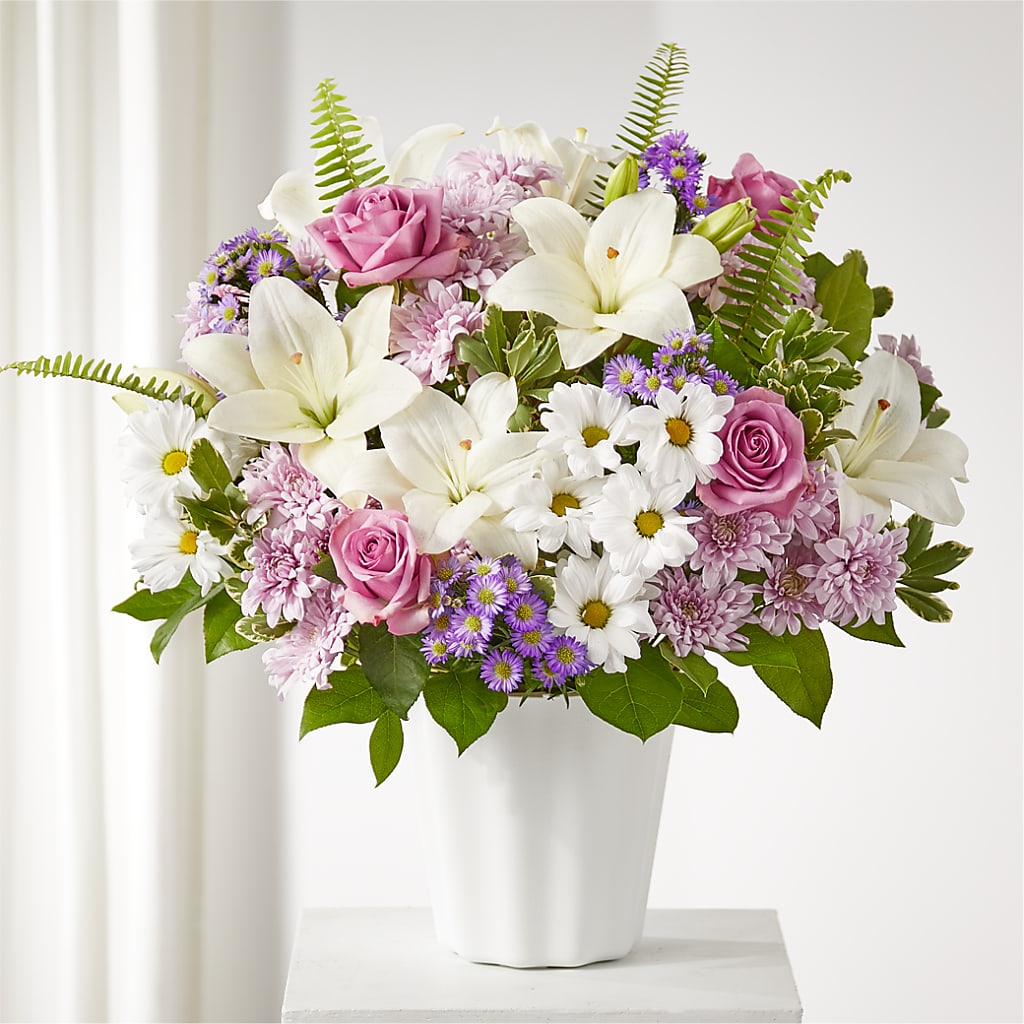 Warmest Thoughts Tabletop Basket – Miracle Flowers, Folsom CA