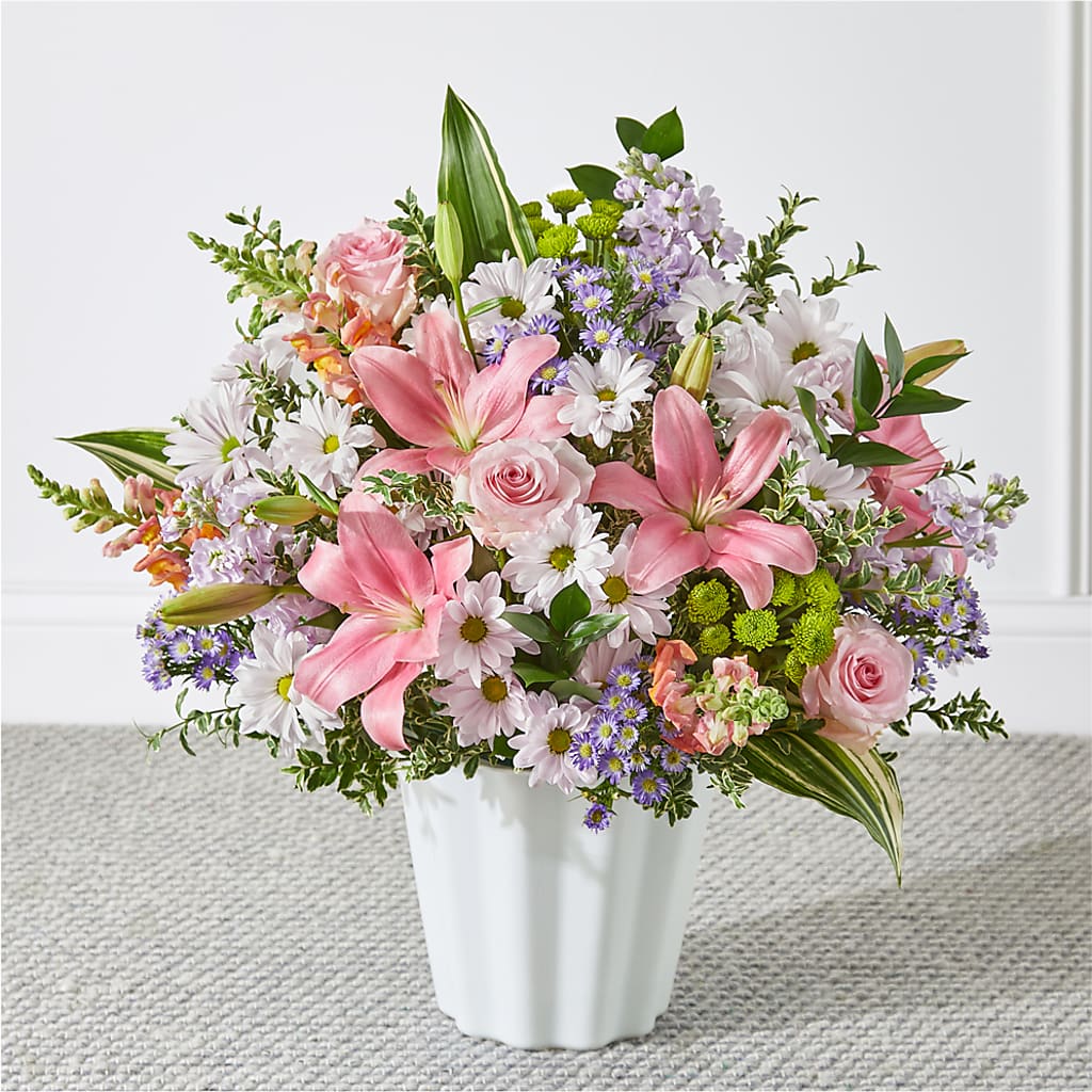 Abundant Compassion Floor Basket – Miracle Flowers, Folsom CA