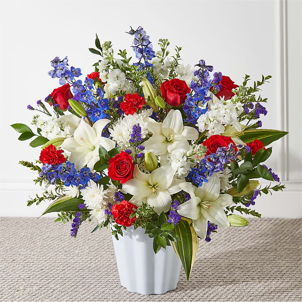 Consoled Floor Basket – Miracle Flowers, Folsom CA