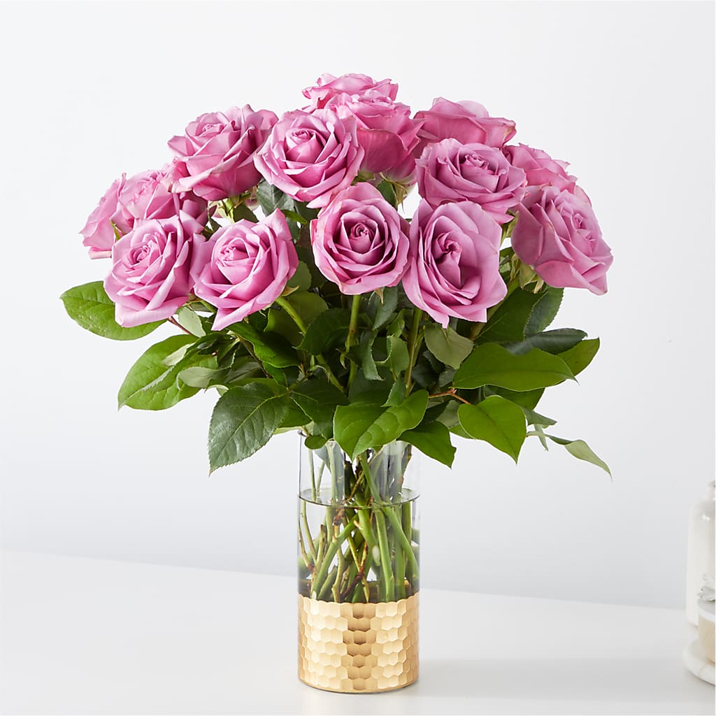Secret Admirer Lavender Rose Bouquet – Miracle Flowers, Folsom CA