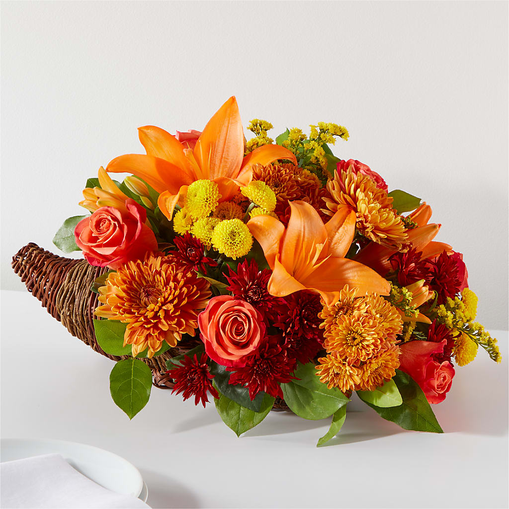 Bouquet of Blessings Cornucopia – Miracle Flowers, Folsom CA