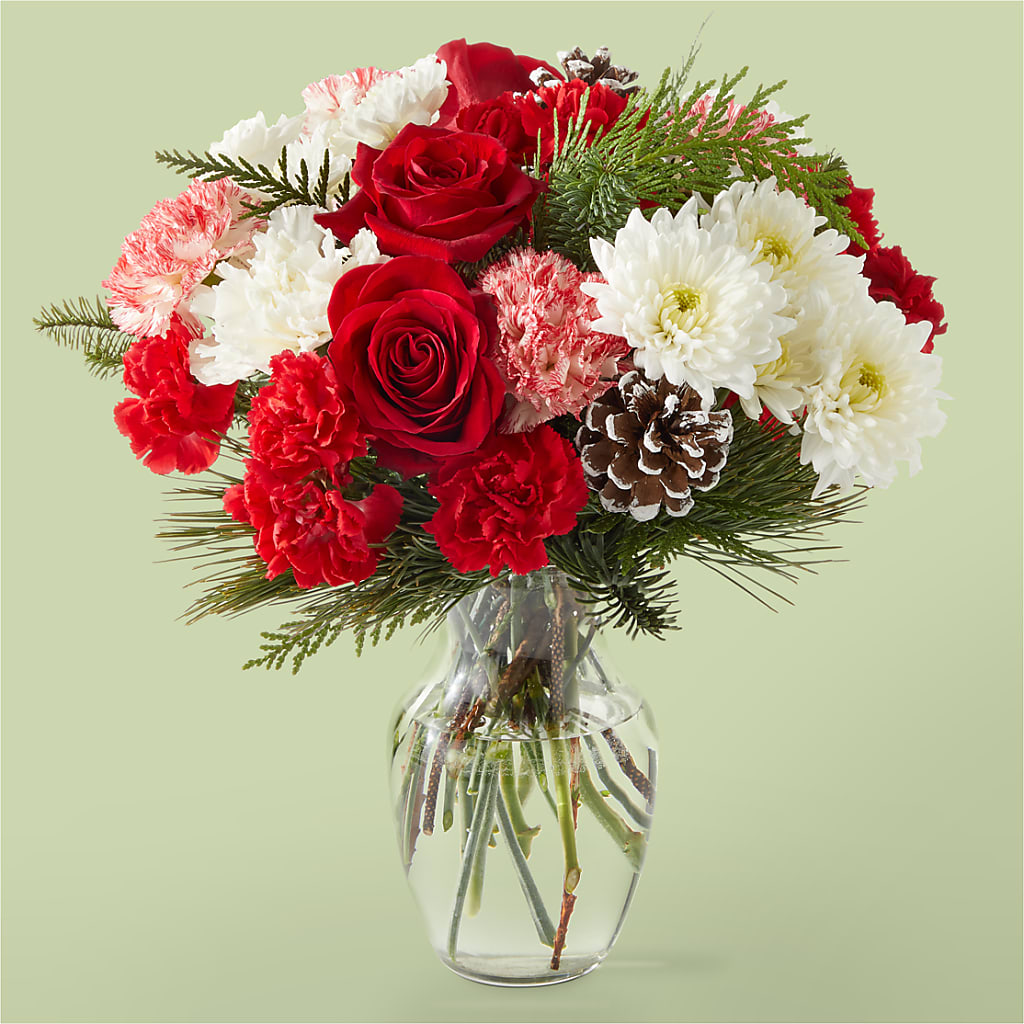 Candy Cane Lane Bouquet – Miracle Flowers, Folsom CA