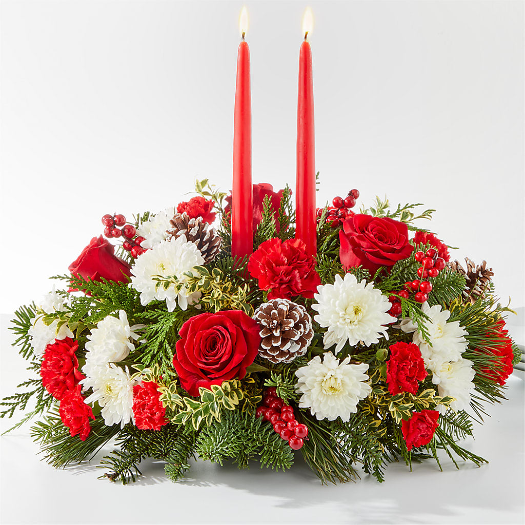 Holiday Soiree Centerpiece – Miracle Flowers, Folsom CA