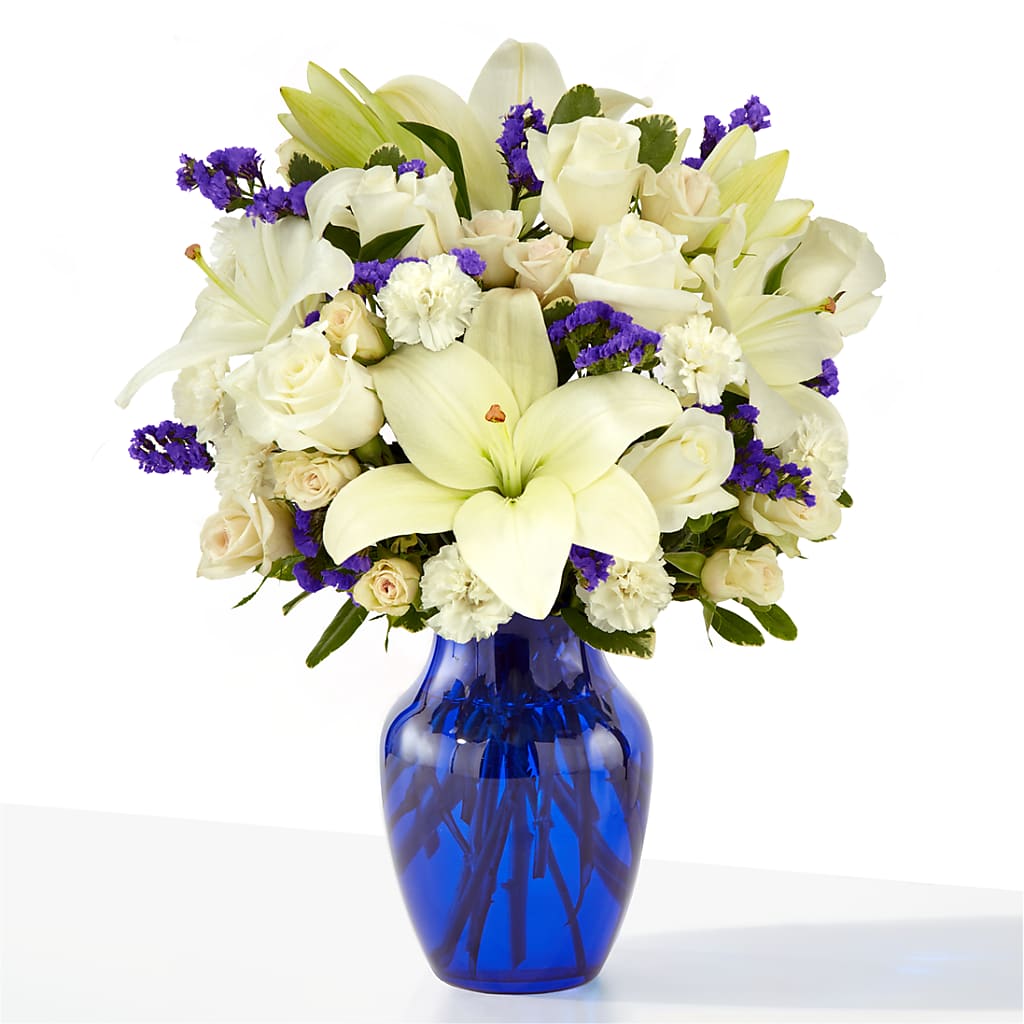 Sapphire Rush Bouquet – Miracle Flowers, Folsom CA