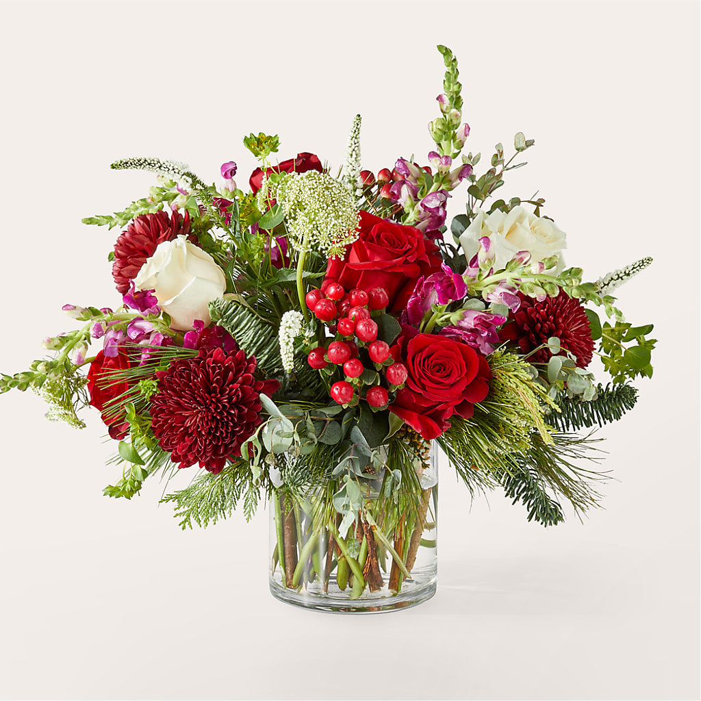 Cranberry Fizz Bouquet – Miracle Flowers, Folsom CA