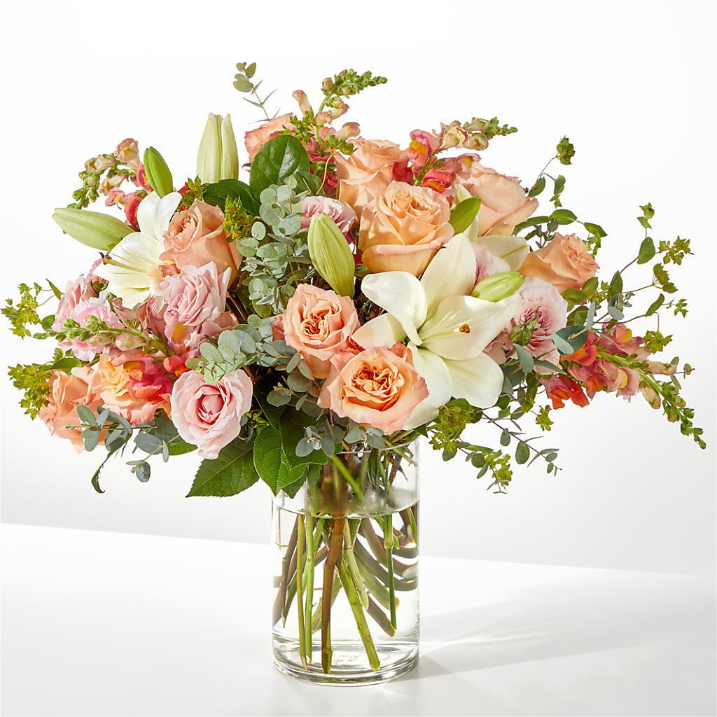 Grapefruit Splash Bouquet – Miracle Flowers, Folsom CA