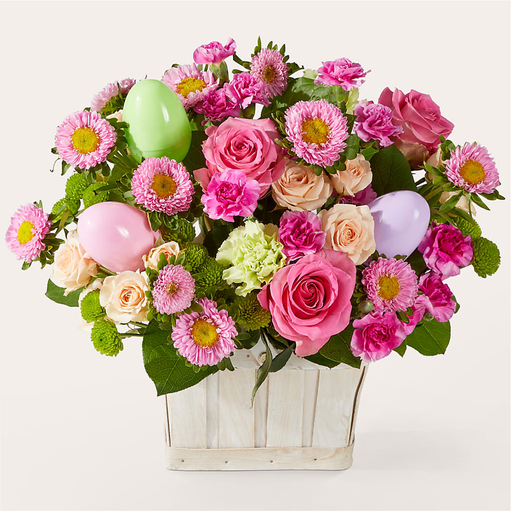 Get Eggcited Basket – Miracle Flowers, Folsom CA