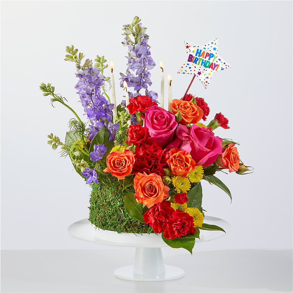 Best Year Yet Floral Cake – Miracle Flowers, Folsom CA