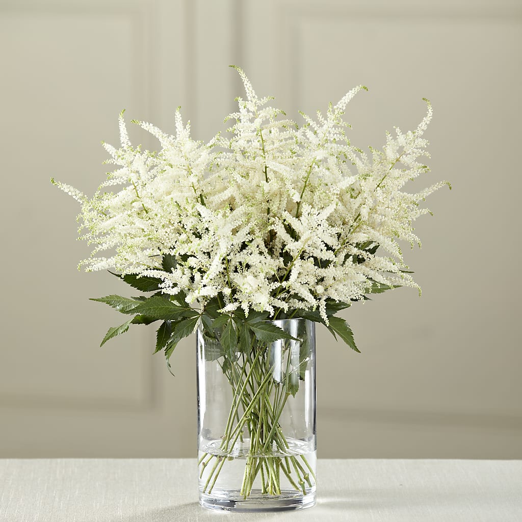 White Astilbe Bouquet – Miracle Flowers, Folsom CA