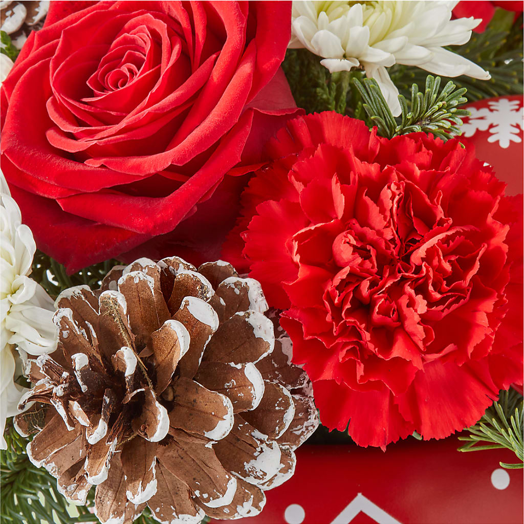 Christmas Village Ornament –  Miracle Flowers, Folsom CA