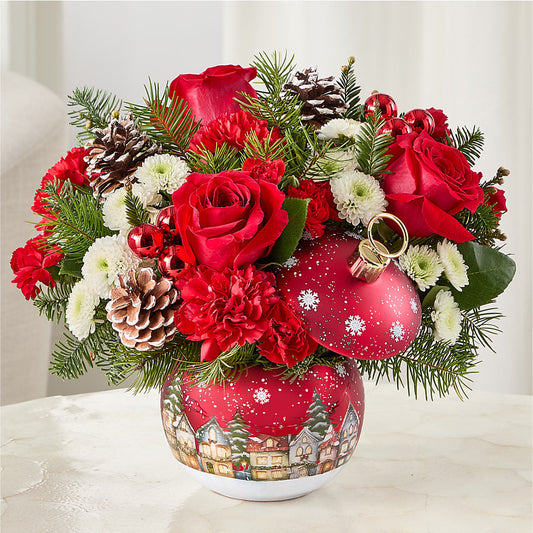 Christmas Carols Ornament –  Miracle Flowers, Folsom CA