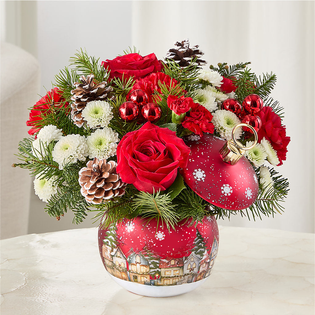 Christmas Carols Ornament –  Miracle Flowers, Folsom CA