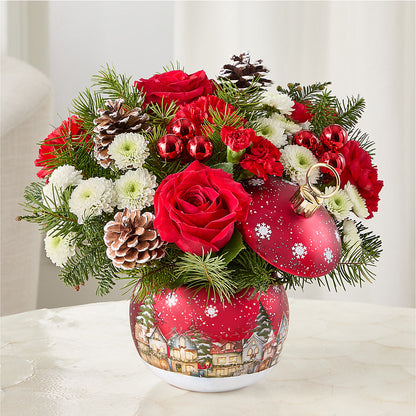 Christmas Carols Ornament –  Miracle Flowers, Folsom CA