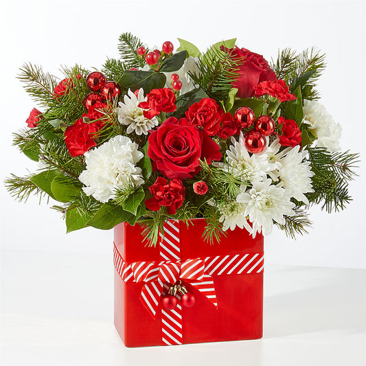 Presents Under the Tree Bouquet –  Miracle Flowers, Folsom CA