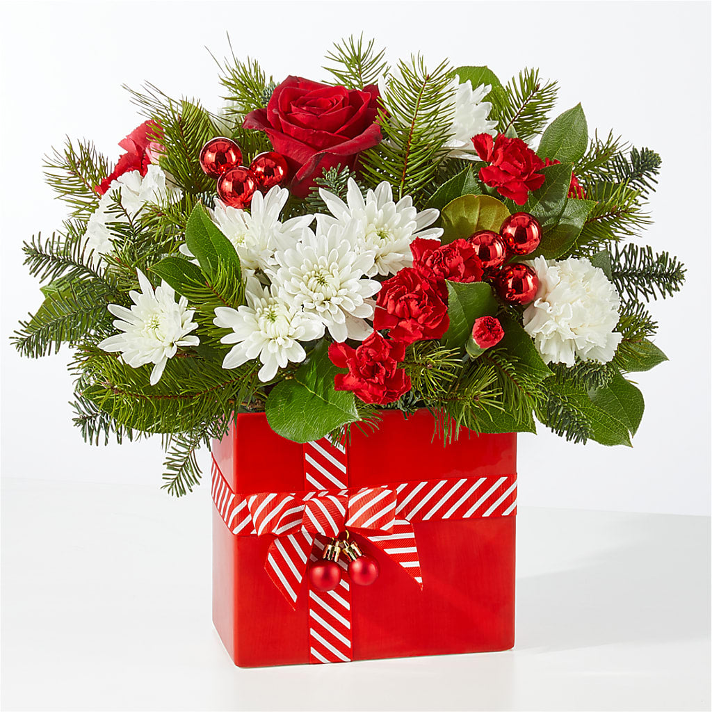 Presents Under the Tree Bouquet –  Miracle Flowers, Folsom CA