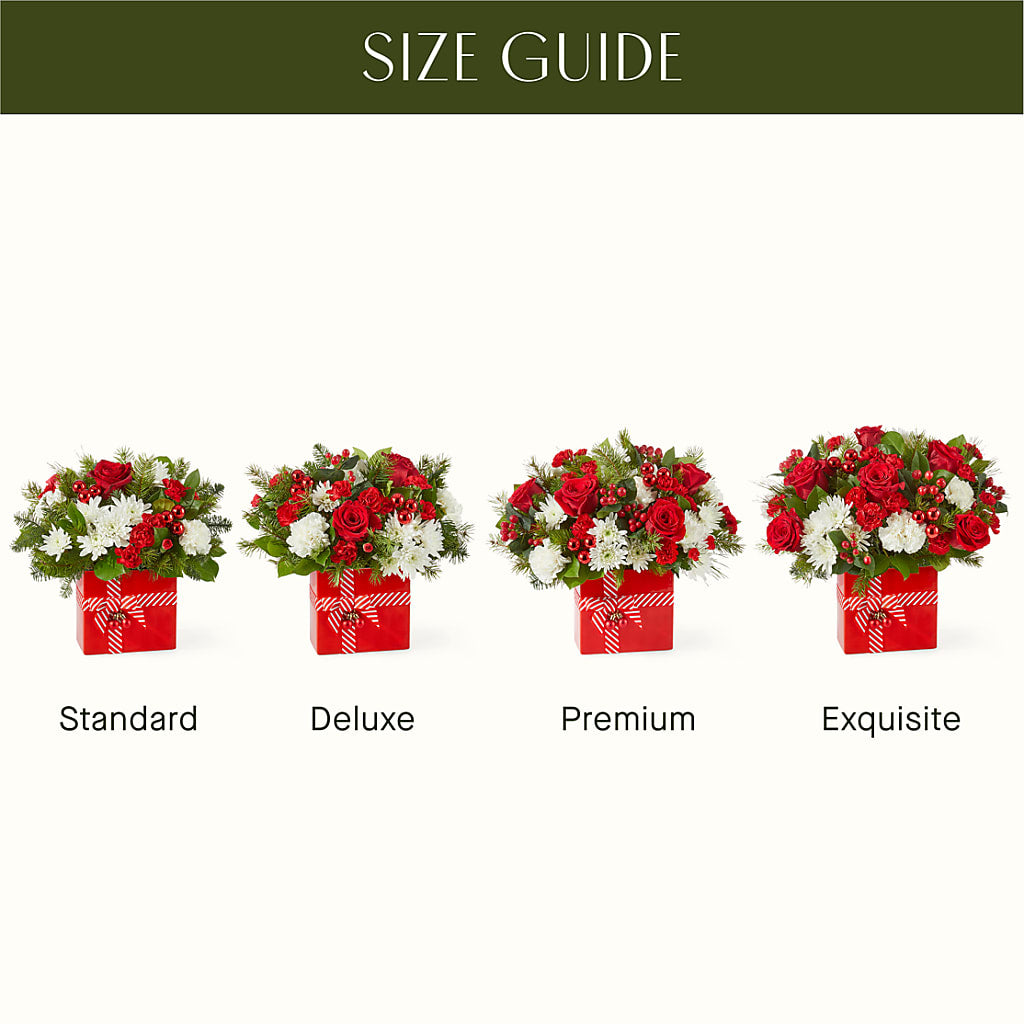 Presents Under the Tree Bouquet –  Miracle Flowers, Folsom CA