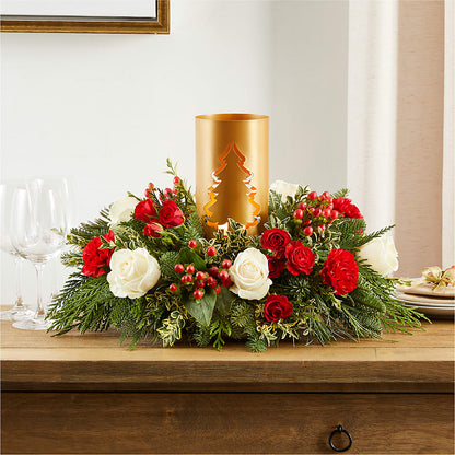 December Dreams Centerpiece –  Miracle Flowers, Folsom CA