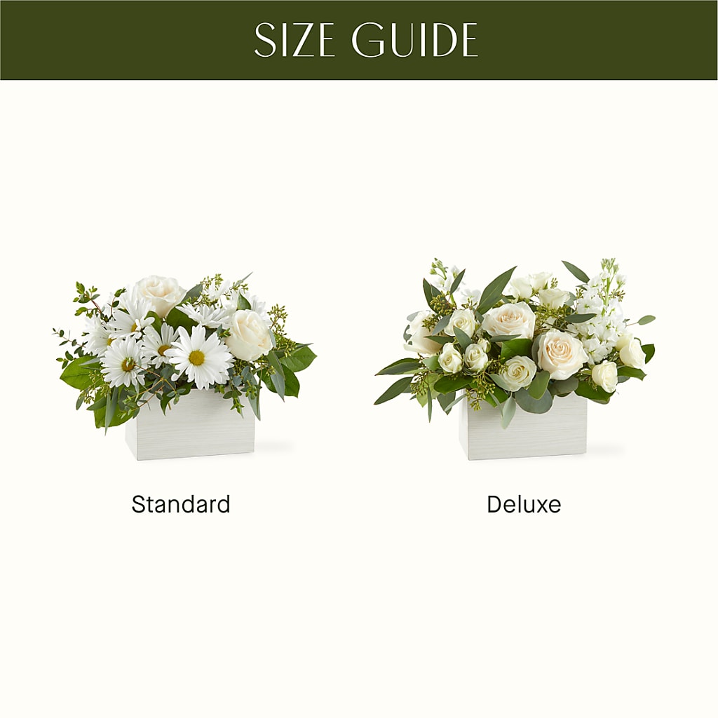 Fresh Linen Box Bouquet –  Miracle Flowers, Folsom CA
