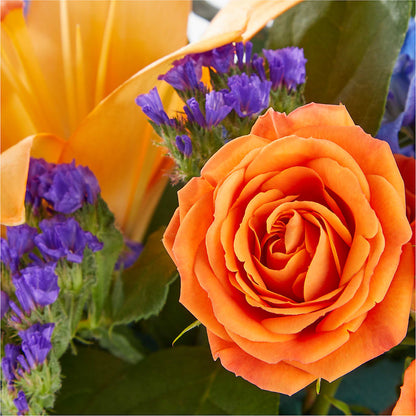 Radiant Citrus Box Bouquet –  Miracle Flowers, Folsom CA