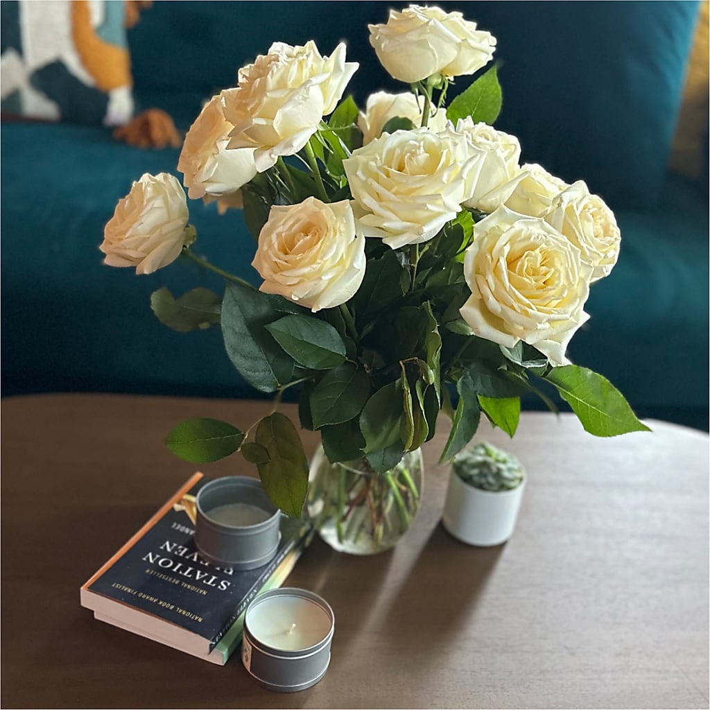 Long Stem Yellow Rose Bouquet –  Miracle Flowers, Folsom CA
