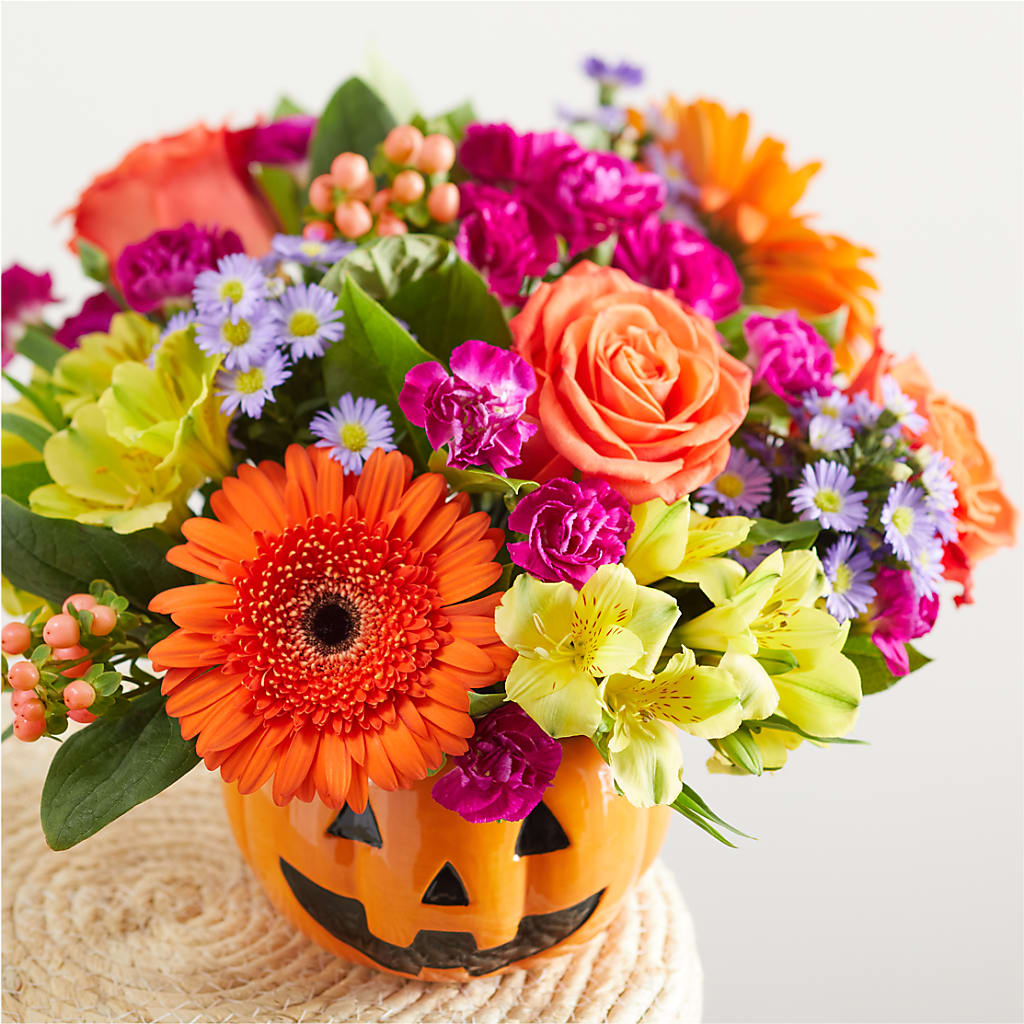 Tricks & Treats Pumpkin –  Miracle Flowers, Folsom CA