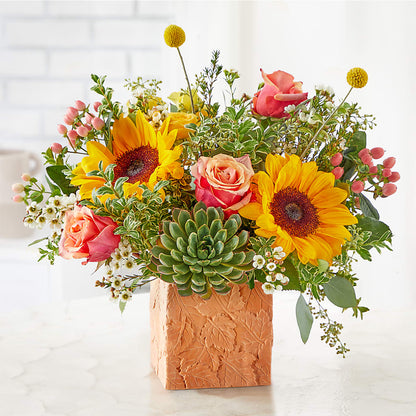 Sunflower Season Bouquet –  Miracle Flowers, Folsom CA