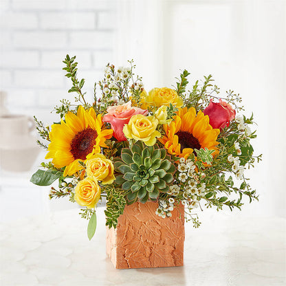 Sunflower Season Bouquet –  Miracle Flowers, Folsom CA