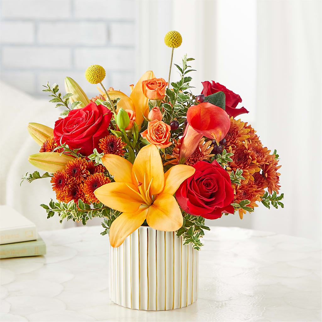 Scarlet Skies Bouquet –  Miracle Flowers, Folsom CA