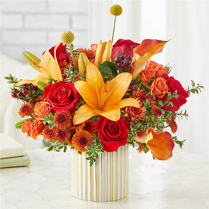 Scarlet Skies Bouquet –  Miracle Flowers, Folsom CA