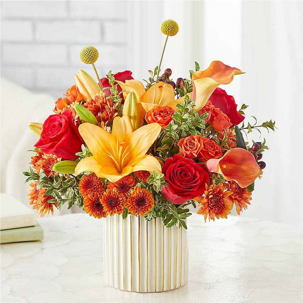 Scarlet Skies Bouquet –  Miracle Flowers, Folsom CA