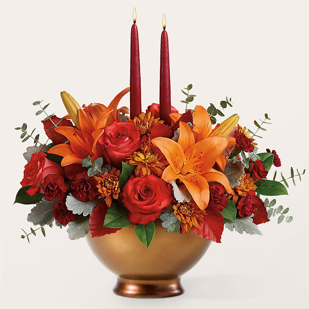 Fruits of Fall Centerpiece –  Miracle Flowers, Folsom CA