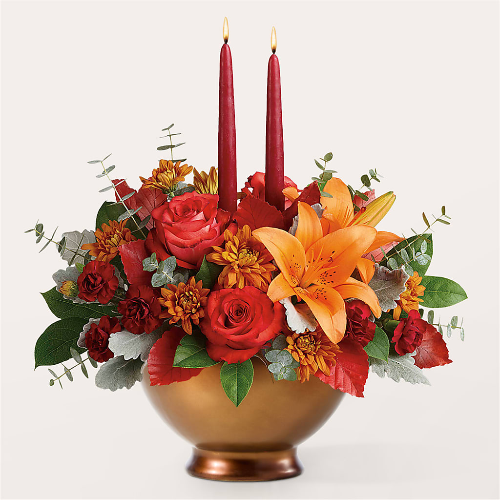 Fruits of Fall Centerpiece –  Miracle Flowers, Folsom CA