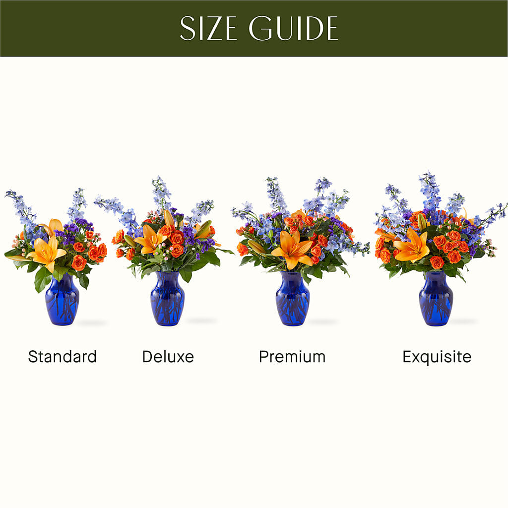 Radiant Citrus Bouquet –  Miracle Flowers, Folsom CA