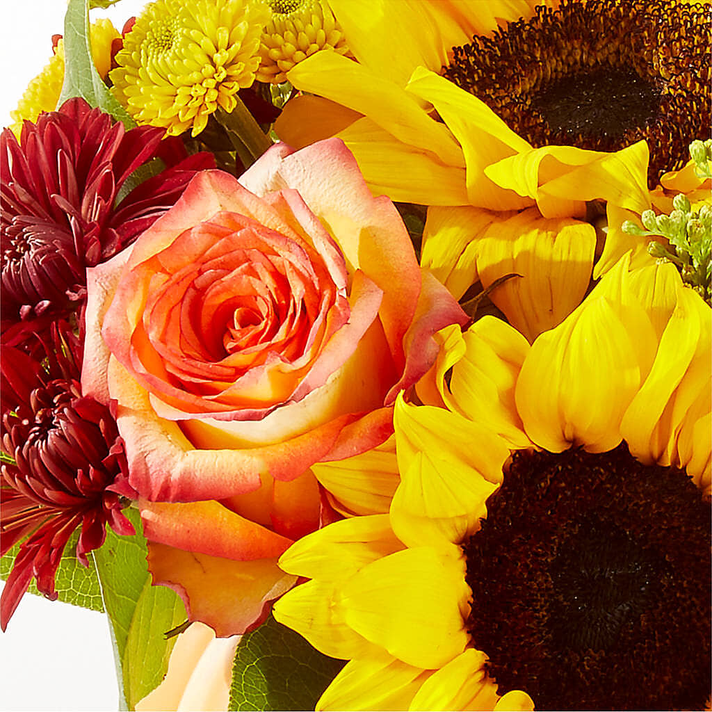 Golden Gourd Pumpkin Bouquet –  Miracle Flowers, Folsom CA