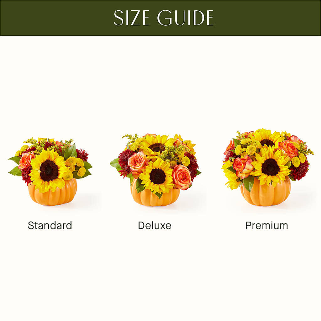 Golden Gourd Pumpkin Bouquet –  Miracle Flowers, Folsom CA