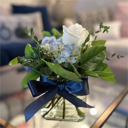 Sky Blue Delight Bouquet –  Miracle Flowers, Folsom CA