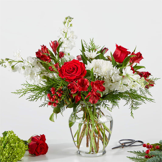 Merry Moment Bouquet – A Florist Original –  Miracle Flowers, Folsom CA
