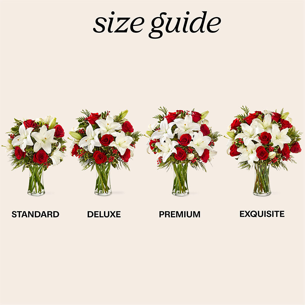 Sparkling Snowflakes Bouquet –  Miracle Flowers, Folsom CA