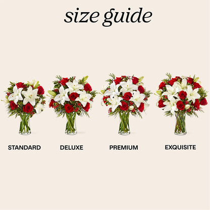 Sparkling Snowflakes Bouquet –  Miracle Flowers, Folsom CA