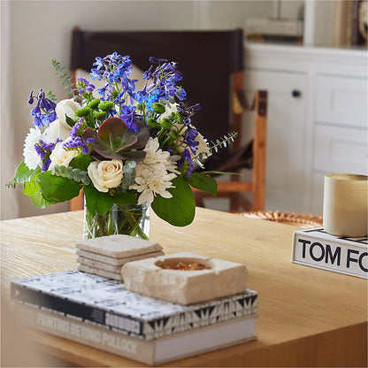 Cerulean Waves Bouquet –  Miracle Flowers, Folsom CA