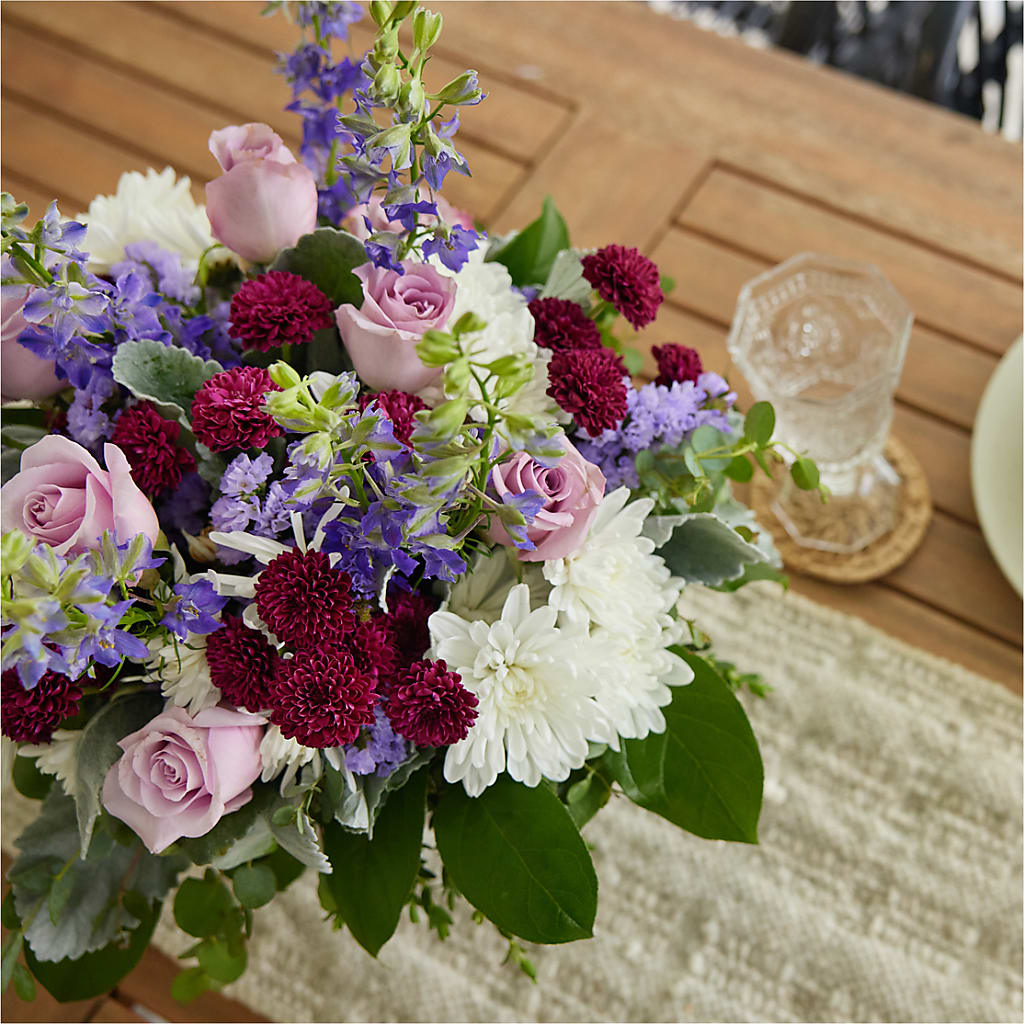 Violet Frost Bouquet –  Miracle Flowers, Folsom CA