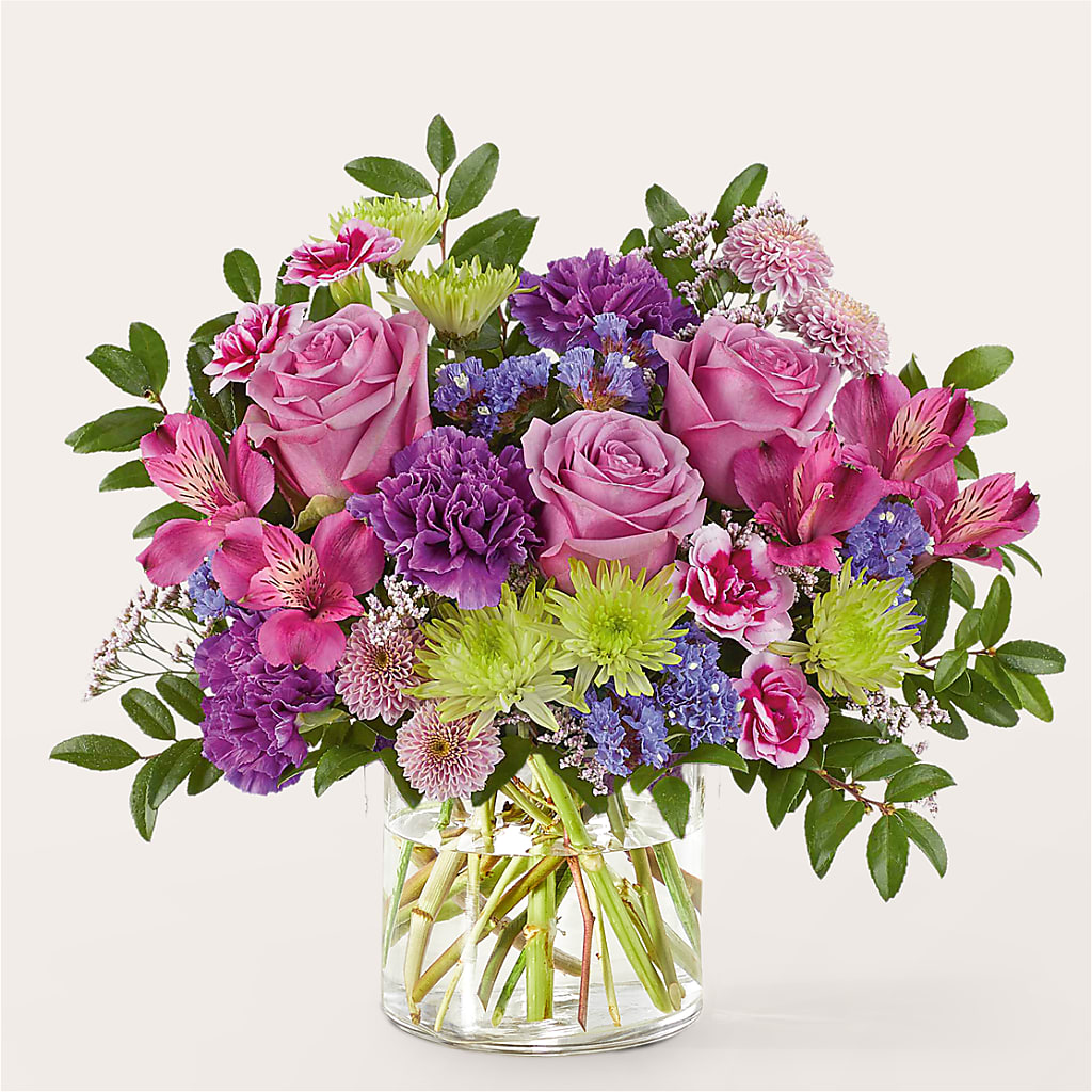 Glass Half Full Bouquet –  Miracle Flowers, Folsom CA