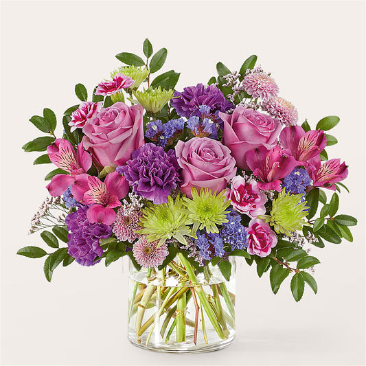 Glass Half Full Bouquet –  Miracle Flowers, Folsom CA
