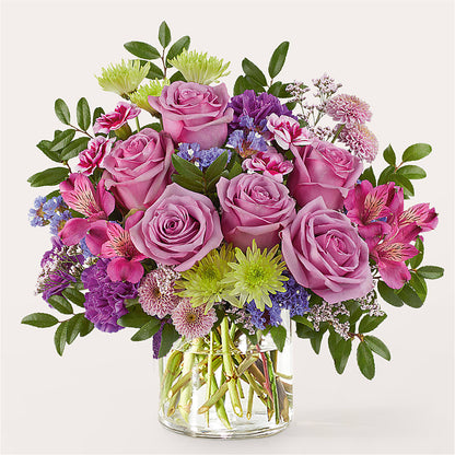 Glass Half Full Bouquet –  Miracle Flowers, Folsom CA