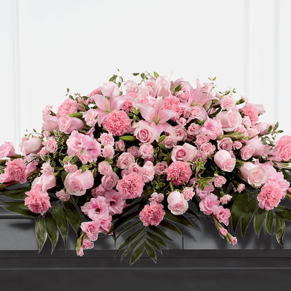 Garden of Comfort Casket Spray (Standard) –  Miracle Flowers, Folsom CA